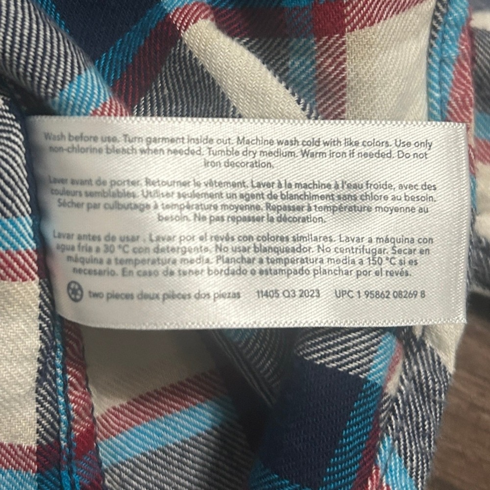 Healthtex Carter's Plaid Button Down Shirts Boys 5T Multicolor Cabincore Preppy - Picture 8 of 8